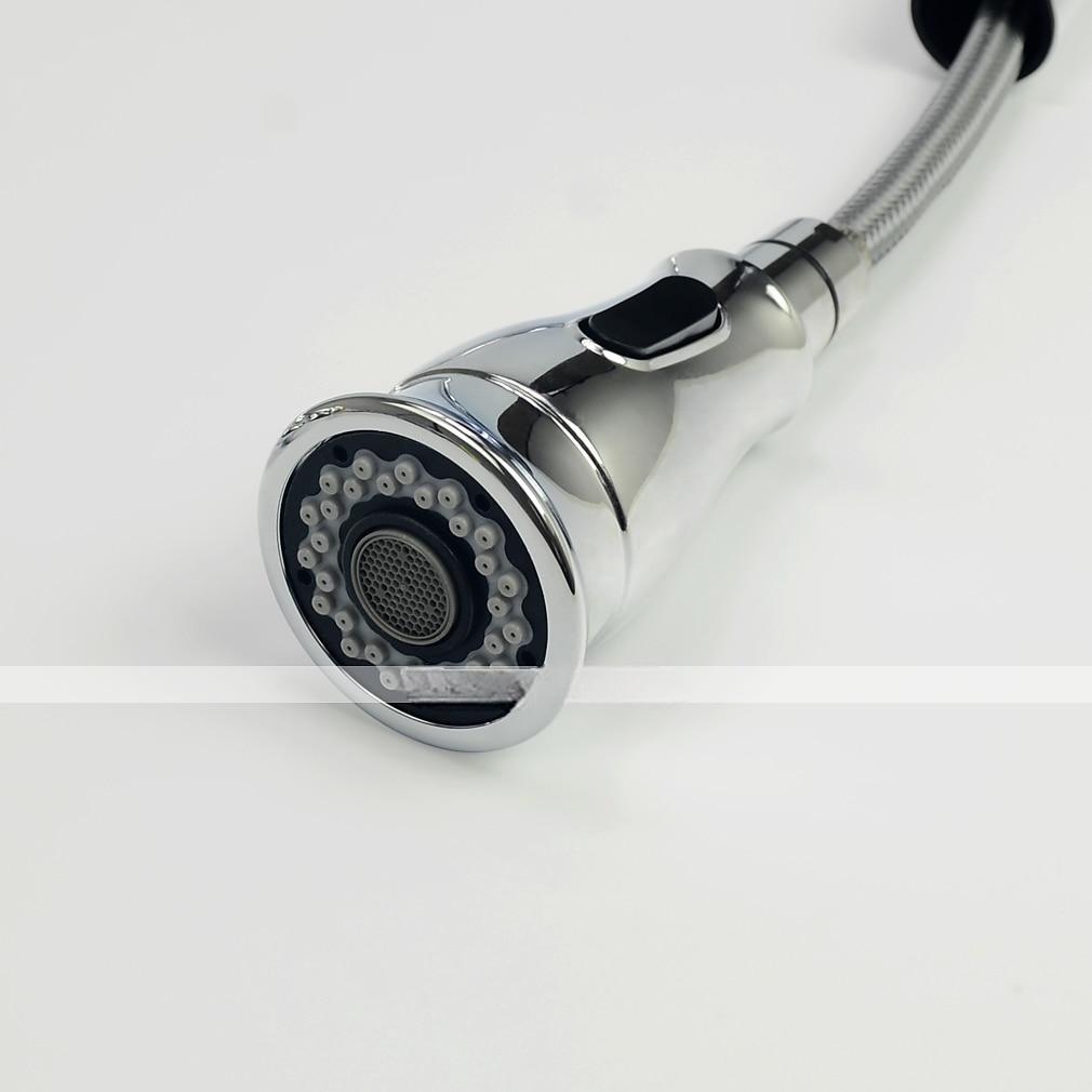 Kitchen Sink Mixer Faucet with Pull Out Sprayer High Arc Brass Silver/Coffee Single Handle One Hole Oil-rubbed Bronze Pull Down Tall Kitchen Taps with Hot and Cold Water Hose 2025 - CAD $159.99 –P12