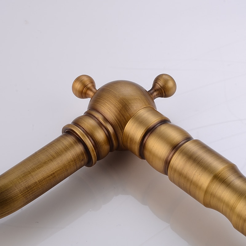 Traditional Kitchen Sink Mixer Faucet with Cold and Hot Hose Vessel Taps Single Handle 2025 - CAD $52.99 –P5