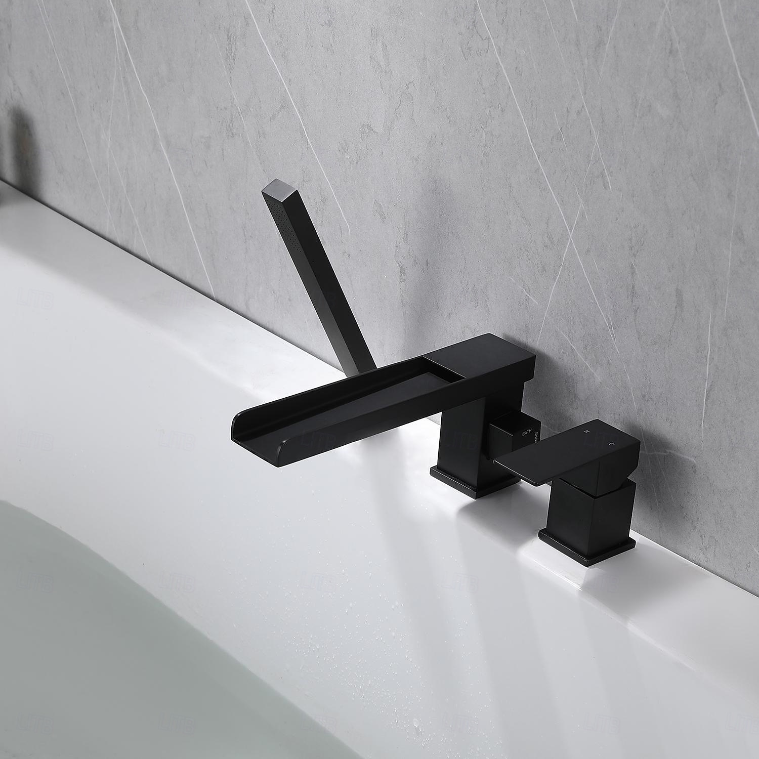 Bathtub Faucet - Modern Contemporary Painted Finishes Roman Tub Brass Valve Bath Shower Mixer Taps 2025 - CAD $311.99 –P4