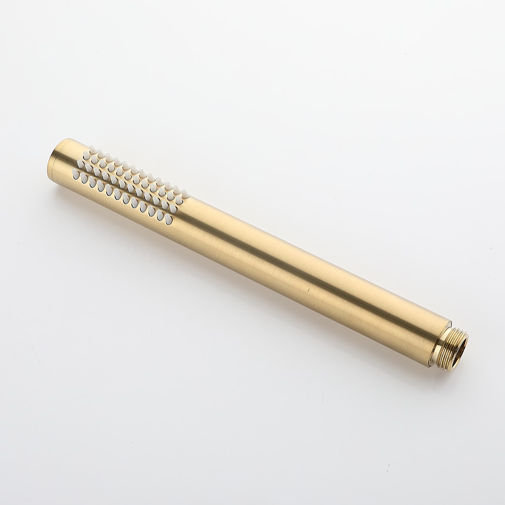 Bathtub FaucetBrass Brushed Gold/Black Wall Installation Waterfall Included Handshower of Spray Type Bath Shower Mixer Taps with Hot and Cold Water 2025 - CAD $279.99 –P3