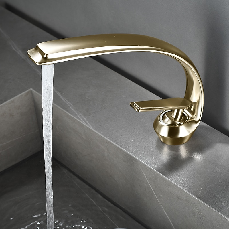 Bathroom Sink Faucet - Classic Electroplated / Painted Finishes Centerset Single Handle One HoleBath Taps 2025 - CAD $79.99 –P19