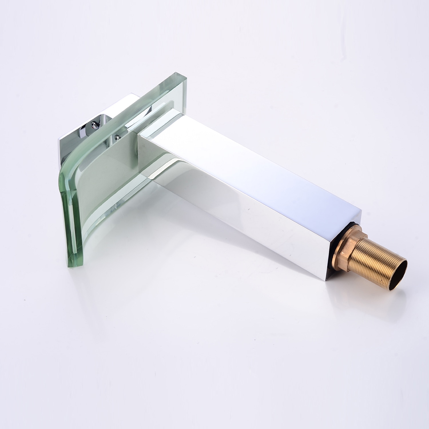Chrome Waterfall Tap - Wash Basin Tap with Glass - Single-Handle Mixer Tap for Bathroom Sinks 2025 - CAD $111.99 –P4