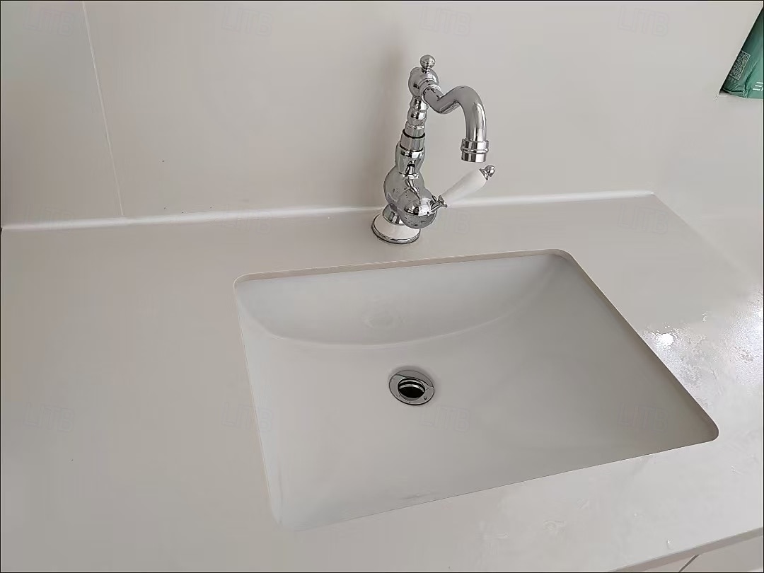 Mono Bathroom Sink Mixer Faucet Brass, Deck Mounted Single Lever Basin Taps Ceramic Handle Tap, One Hole Cold and Hot Hose Vessel Faucets 2025 - CAD $79.99 –P11