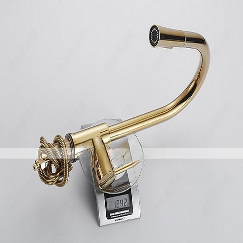 Kitchen Faucet - Single Handle One Hole Electroplated Pull-Out / ­Pull-Down / Tall / ­High Arc Free Standing Ordinary Kitchen Taps 2025 - CAD $127.99 –P5