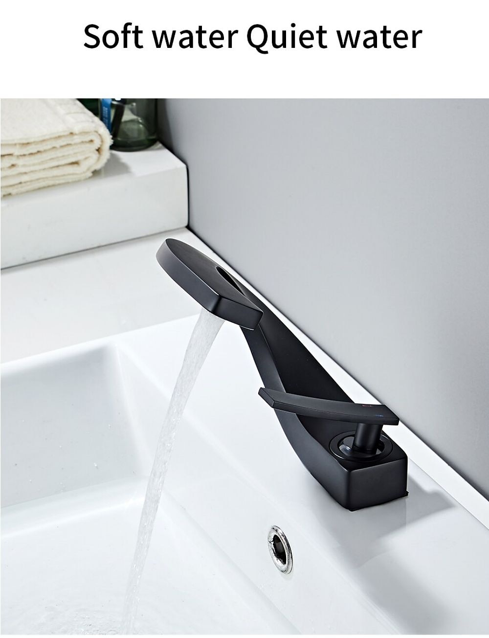 Bathroom Sink Mixer Faucet, Mono Wash Basin Single Handle Basin Taps Washroom, Monobloc Vessel Water Brass Tap Deck Mounted with Hot and Cold Hose 2025 - CAD $135.99 –P5