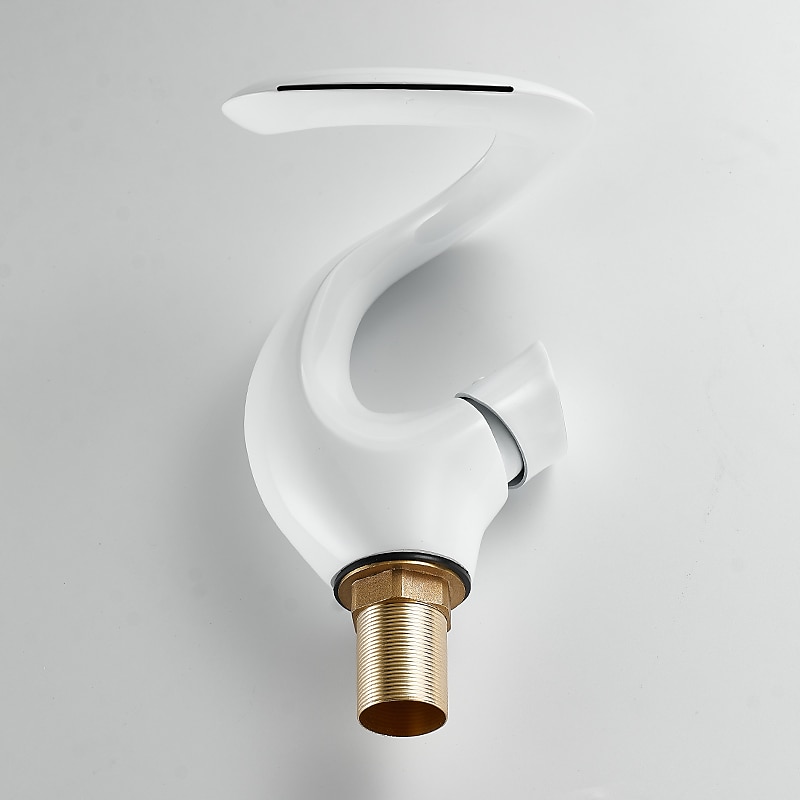 Bathroom Sink Faucet - Waterfall Painted Finishes Mount Outside Single Handle One HoleBath Taps 2025 - CAD $143.99 –P6