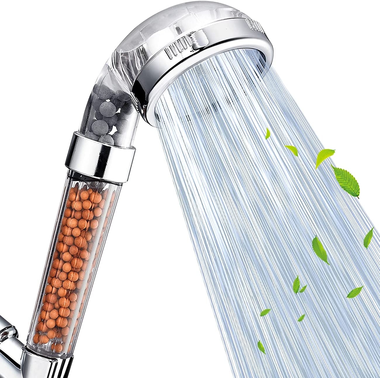 Stainless Steel Shower Head Filter Filtration High Pressure Water Saving 3 Mode Function Spray Handheld Showerheads for Dry Skin & Hair 2025 - CAD $3.99 –P6