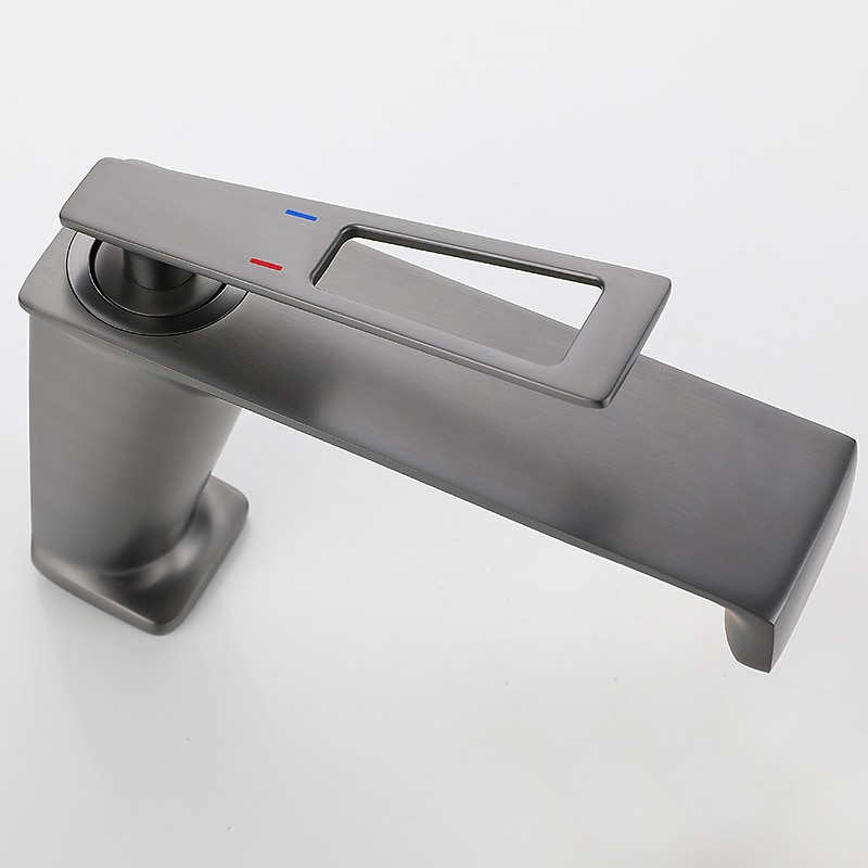 Bathroom Faucet Farmhouse Single Handle Lavatory Basin Vanity Sink Faucet Chrome/Black/Grey/Gold Available 2025 - CAD $143.99 –P7