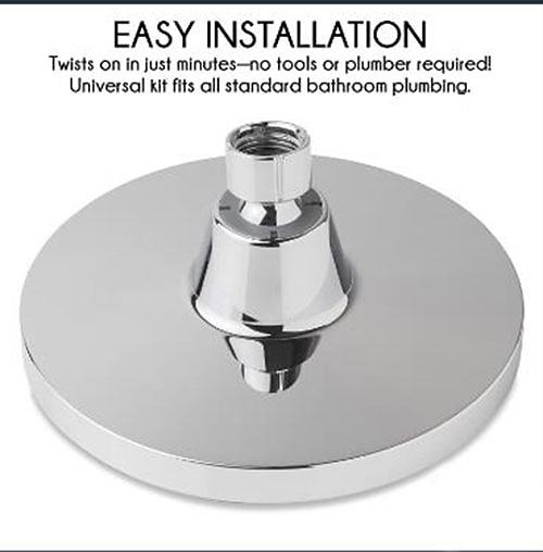 Bathroom OEM Shower ABS 6 inch Simple Low Pressure Shower Head Silvery Modern Simplicity of Electroplating Top Spray Shower 2025 - CAD $20.99 –P2