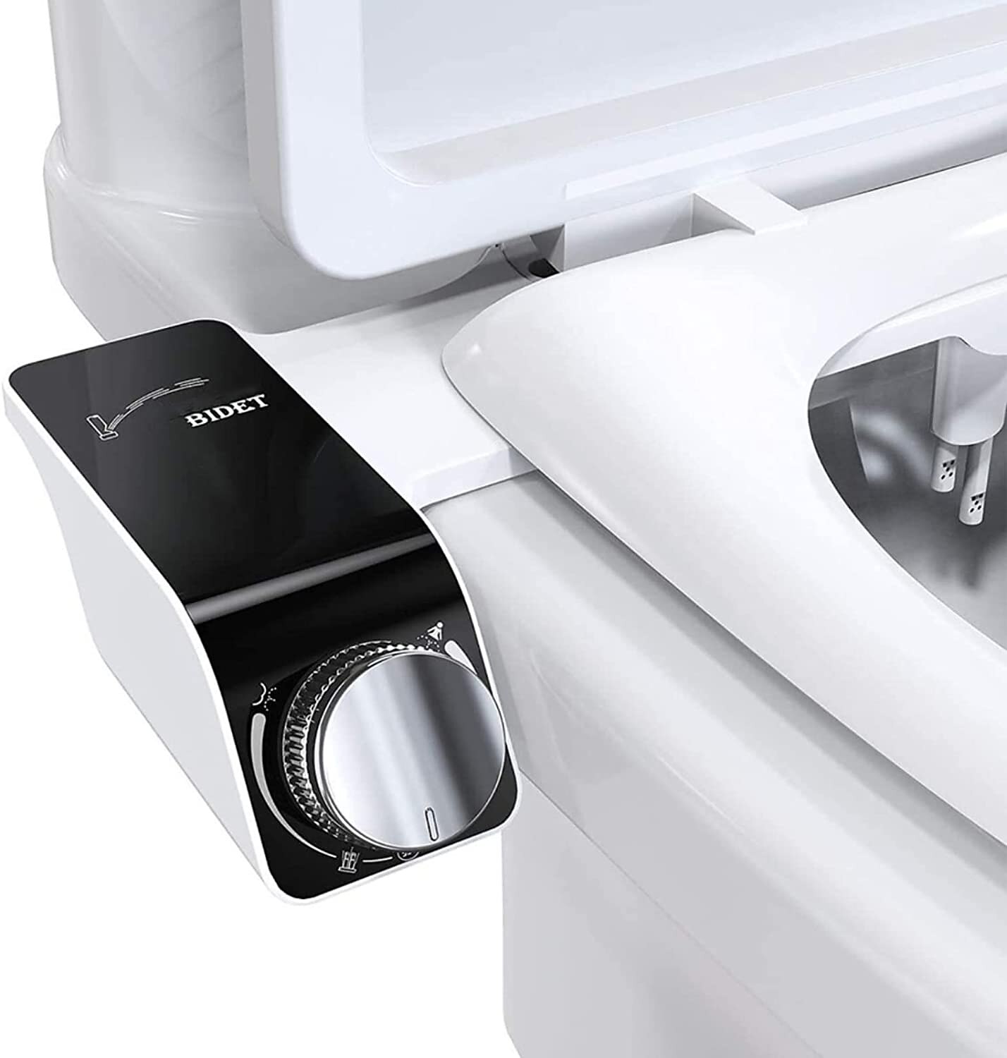 Bidet Attachment for Toilet - Self Cleaning Dual Nozzle Non-Electric Bidet Warm Fresh Water Bidet Sprayer With Pressure Controls 2025 - CAD $47.99 –P1