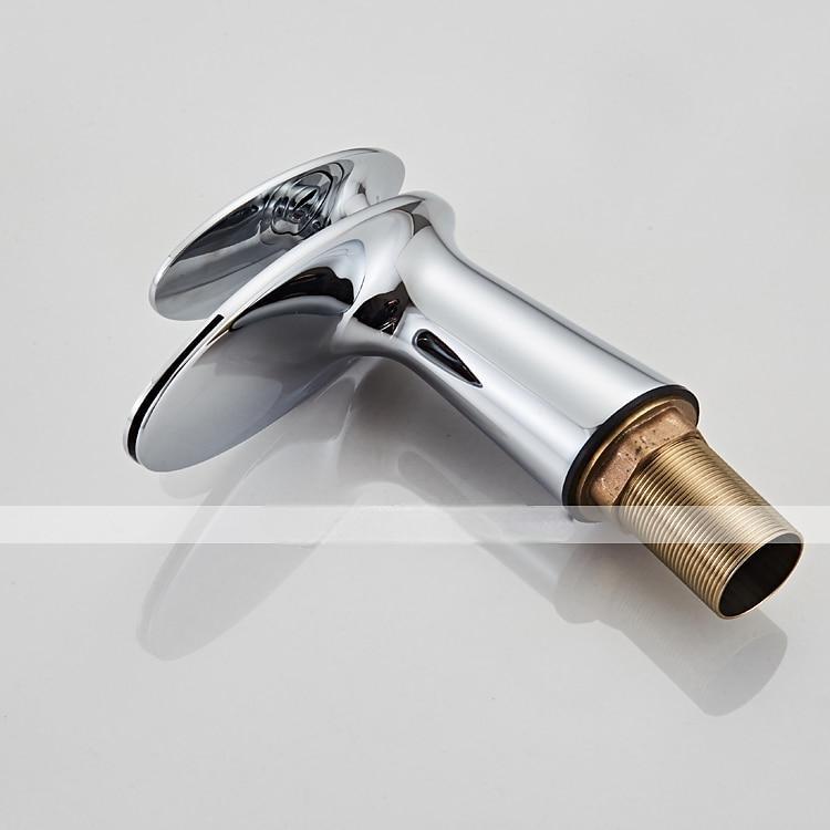 Bathroom Sink Faucet, Brass Waterfall Single Handle One Hole Modern Style Bath Taps with Hot and Cold Water 2025 - CAD $103.99 –P2