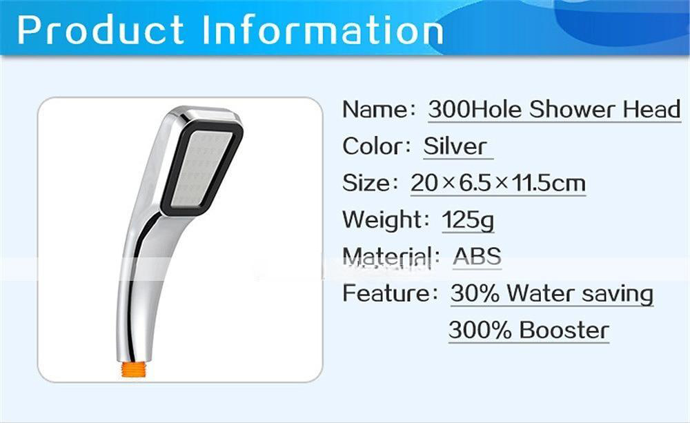 Classic Rain Shower Electroplated 300 Hole Water Saving Sprinkler Shower Head 2025 - CAD $6.99 –P4