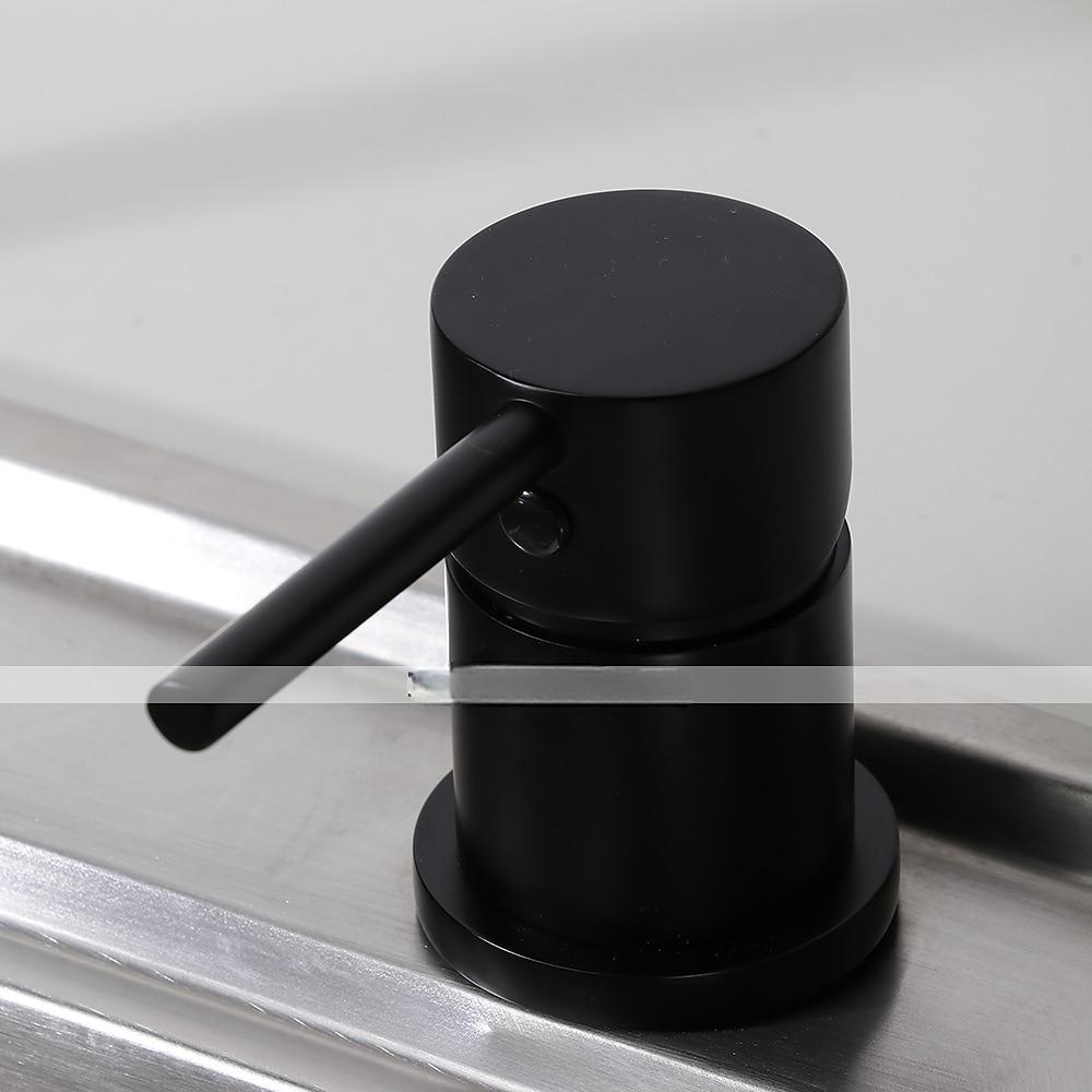 Single Handle Kitchen FaucetBlack 2 Hole Widespread Painted Finishes Brass Kitchen Sink Faucet with Hot and Cold Water 2025 - CAD $135.99 –P10