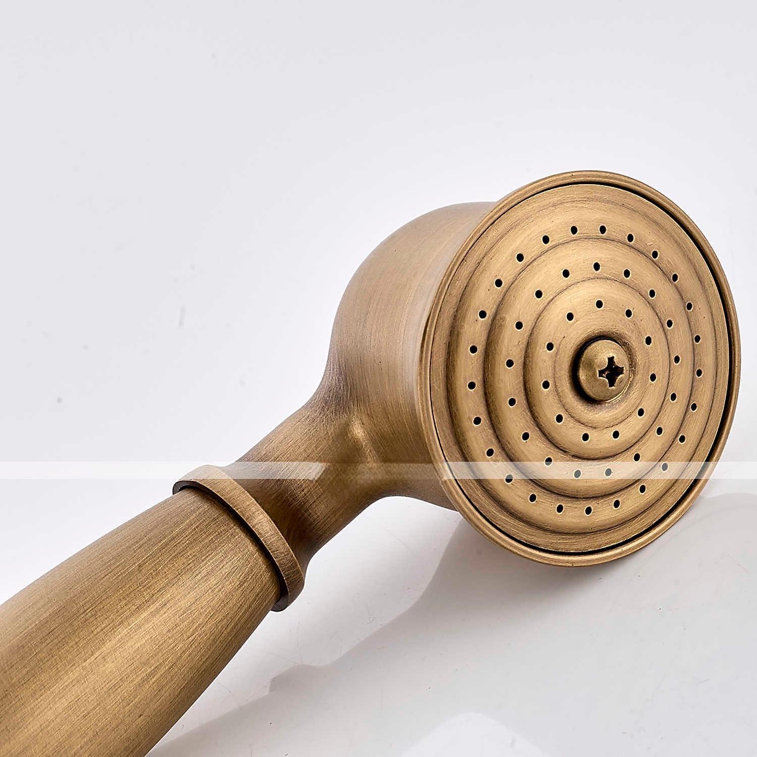 Bathtub FaucetWall Mounted Brass Rainfall Shower Mixer Taps Contain with Handshower and Cold/Hot Water 2025 - CAD $159.99 –P13