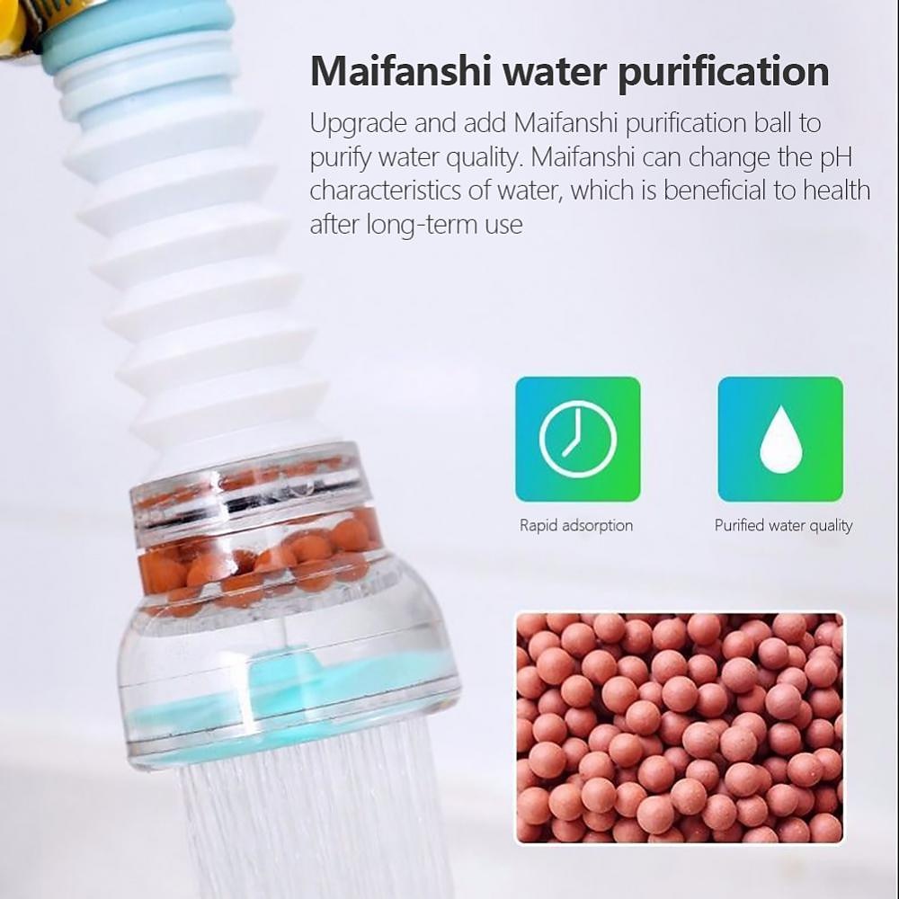 2Pcs Kitchen Water Filter Faucet Head Replacement 360 Adjustable Flexible Tap Extender Water Saving Sprayer Aerator Nozzle Attachment Diffuser Bathroom Accessories 2025 - CAD $9.99 –P7