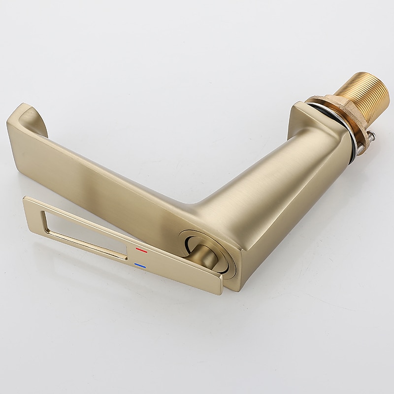 Bathroom Faucet Farmhouse Single Handle Lavatory Basin Vanity Sink Faucet Chrome/Black/Grey/Gold Available 2025 - CAD $143.99 –P15