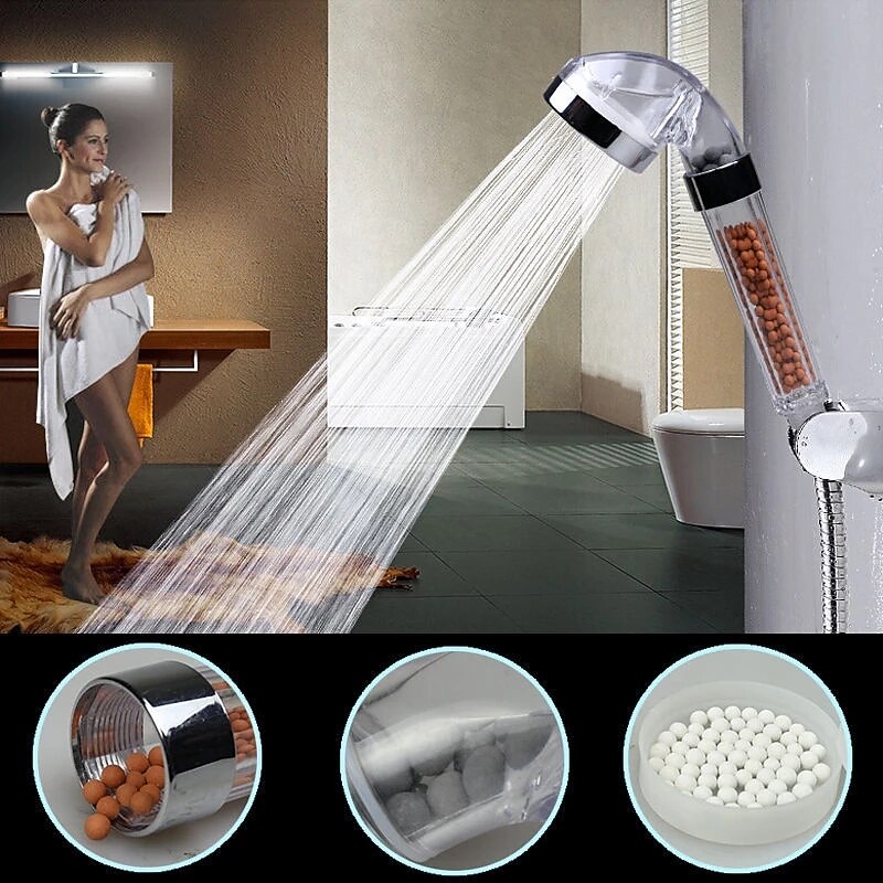 300 Holes Super Pressure Shower Head With Chrome Square Rainfall Handhold Water Saving SprayerStainless Steel Plate and Durable Material 2025 - CAD $4.99 –P2