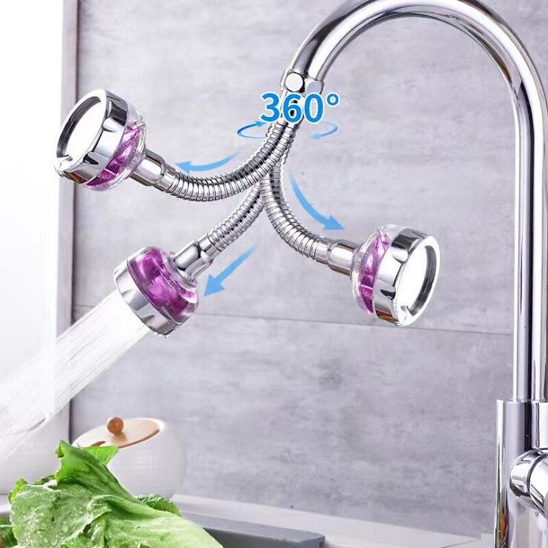 360 Degree Turbo Rotation Faucet Pressurize Kitchen Sink Tap Filter Bubble Splash Proof Water Saving Shower Nozzle Tap Connector 2025 - CAD $3.99 –P8