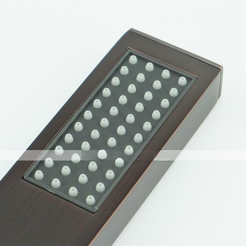 Bathtub Faucet - Contemporary Oil-rubbed Bronze Roman Tub Brass Valve Bath Shower Mixer Taps / Three Handles / Yes / Three Handles Five Holes / Waterfall / Three Handles Five Holes 2025 - CAD $271.99 –P4