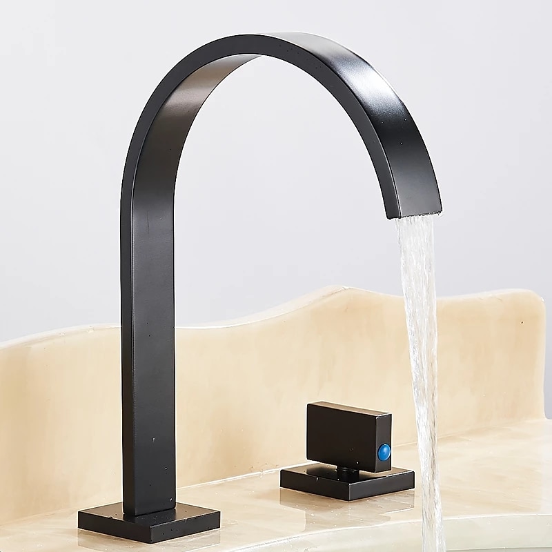 Bathtub Faucet Multi-hole Deck Mounted with Heldhand Showerhand Bath Tub Filler Mixer Brass Taps 5 Hole 3 Handle Chrome 2025 - CAD $239.99 –P7