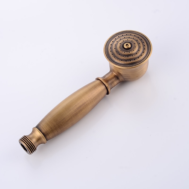 Shower Faucet / Body Jet Massage Set - Handshower Included pullout Rainfall Shower Antique / Vintage Style Antique Brass Mount Inside Brass Valve Bath Shower Mixer Taps 2025 - CAD $79.99 –P15
