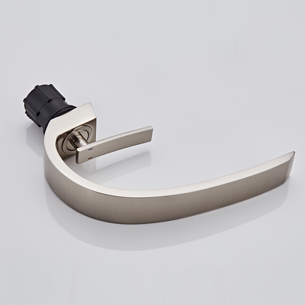 Bathroom Sink Mixer Faucet, Monobloc Washroom Brass Basin Taps Single Handle One Hole Deck Mounted, with Hot and Cold Hose, Chrome Oil-rubbed Bronze Brushed Golden Black Taps 2025 - CAD $87.99 –P6