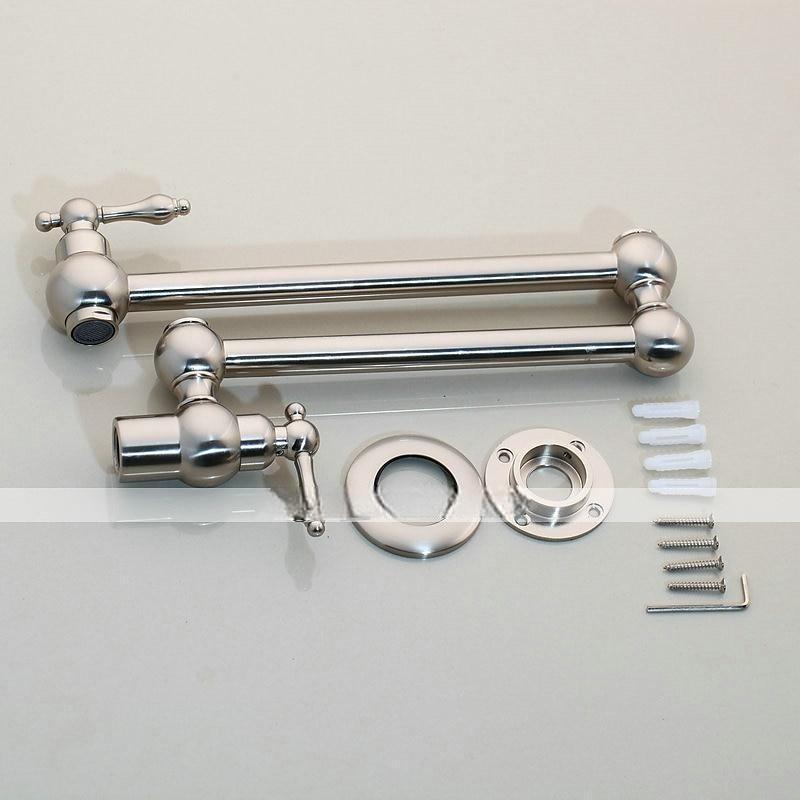 Kitchen FaucetKitchen FaucetWall Mounted Pot FillerBrass Foldable Kitchen Tap 2025 - CAD $167.99 –P7