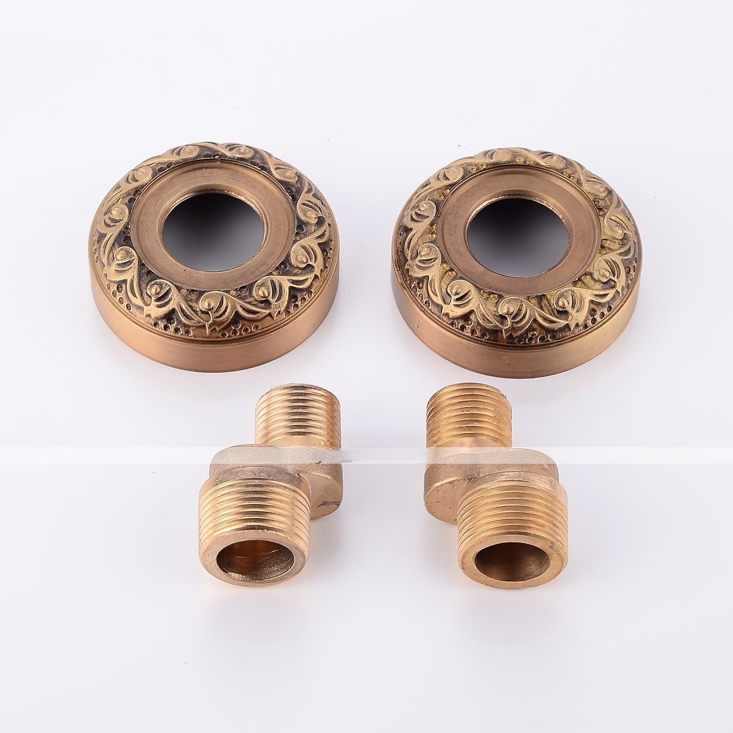Shower FaucetShower System Set Handshower Included pullout Waterfall Vintage Style/Country Brass Mount Outside Ceramic Valve Bath Shower Mixer Taps 2025 - CAD $303.99 –P14