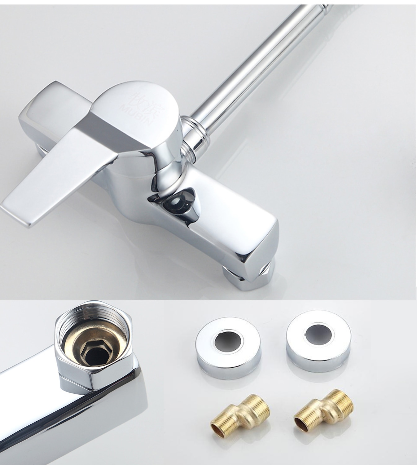 Kitchen Faucet - Single Handle One Hole Chrome Standard Spout Centerset Contemporary Kitchen Taps 2025 - CAD $87.99 –P3
