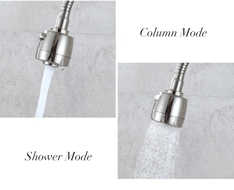 304 Stainless Steel Cold and Hot Water Kitchen Faucet Kitchen Mixers Kitchen Sink Tap 360 Degree Swivel Flexible Hose Basin Faucet 2025 - CAD $59.99 –P4