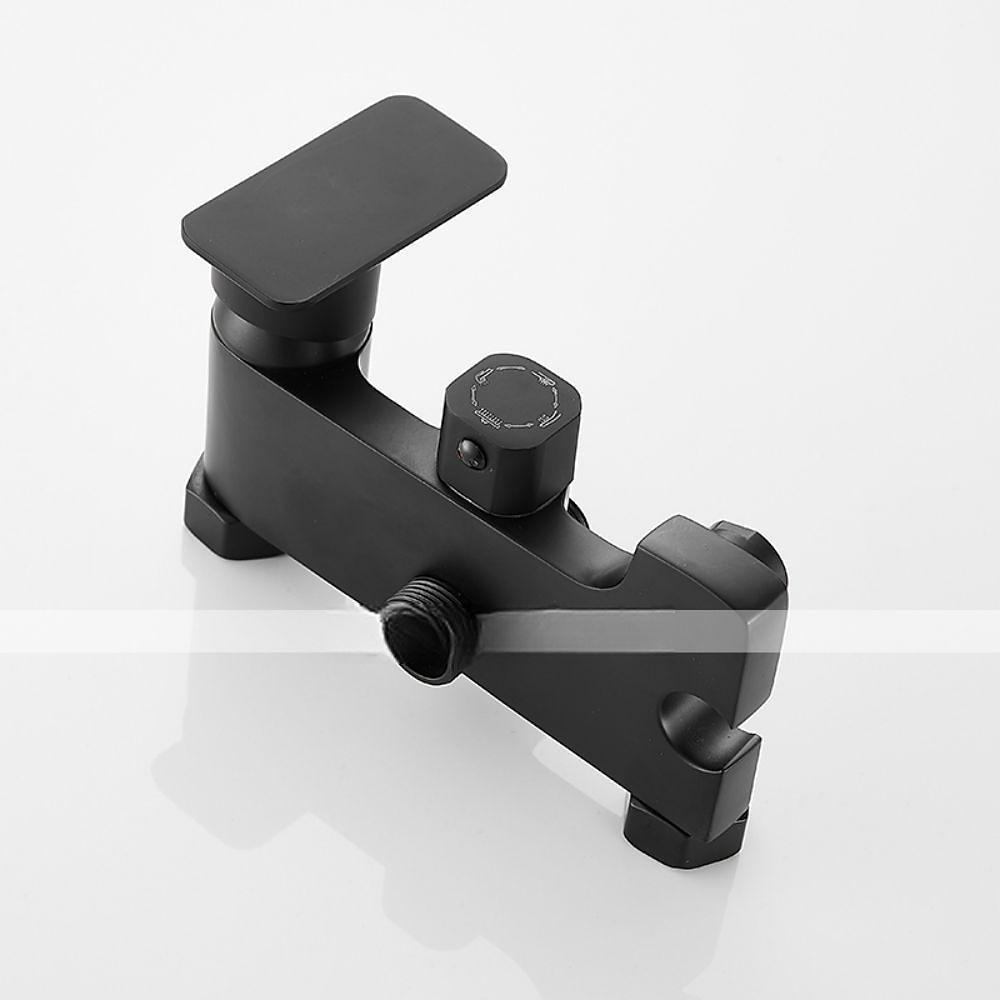 Shower System Faucet Combo Set with 8" Rain Showerhead Multi-Function Hand Shower Adjustable Slide Bar and Soap Dish Wall Mounted Ceramic Valve Bath Shower Mixer Taps 2025 - CAD $223.99 –P15