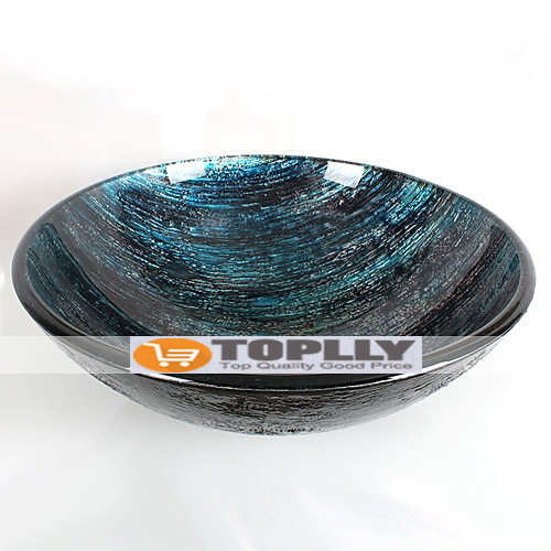 Contemporary Bathroom Sink SetTempered Glass Round SinkChrome Zinc Alloy Mounting RingBrass Bathroom Faucet 2025 - CAD $318.99 –P4