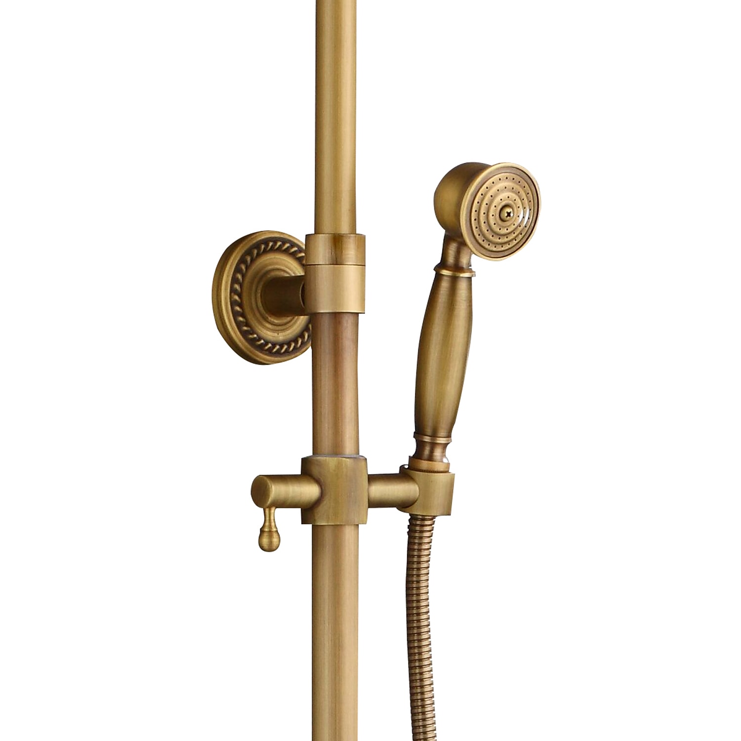 Shower FaucetShower System SetRainfall Antique Antique Copper Shower System Ceramic Valve Bath Shower Mixer Taps 2025 - CAD $287.99 –P6