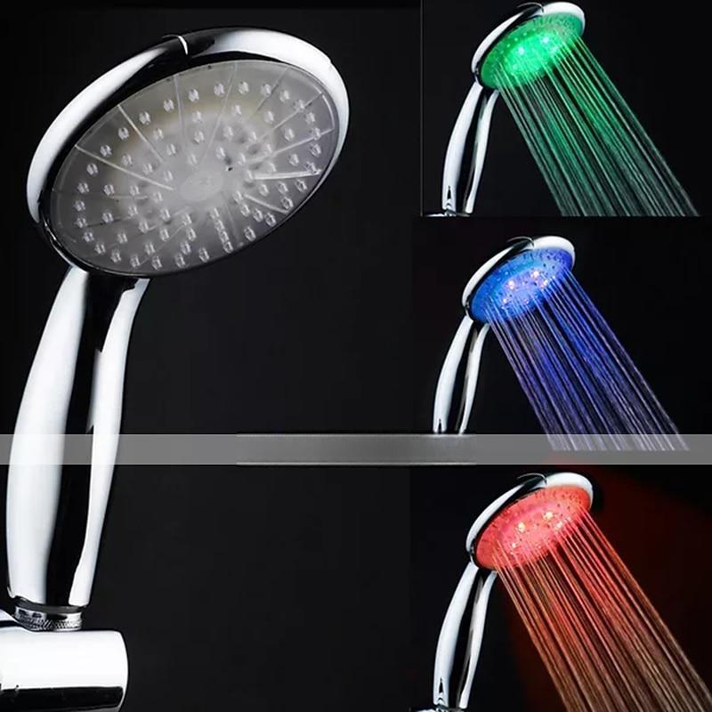 Contemporary Hand Shower / Rain Shower Chrome Feature - Creative / LED / Shower Shower Head 2025 - CAD $14.99 –P2