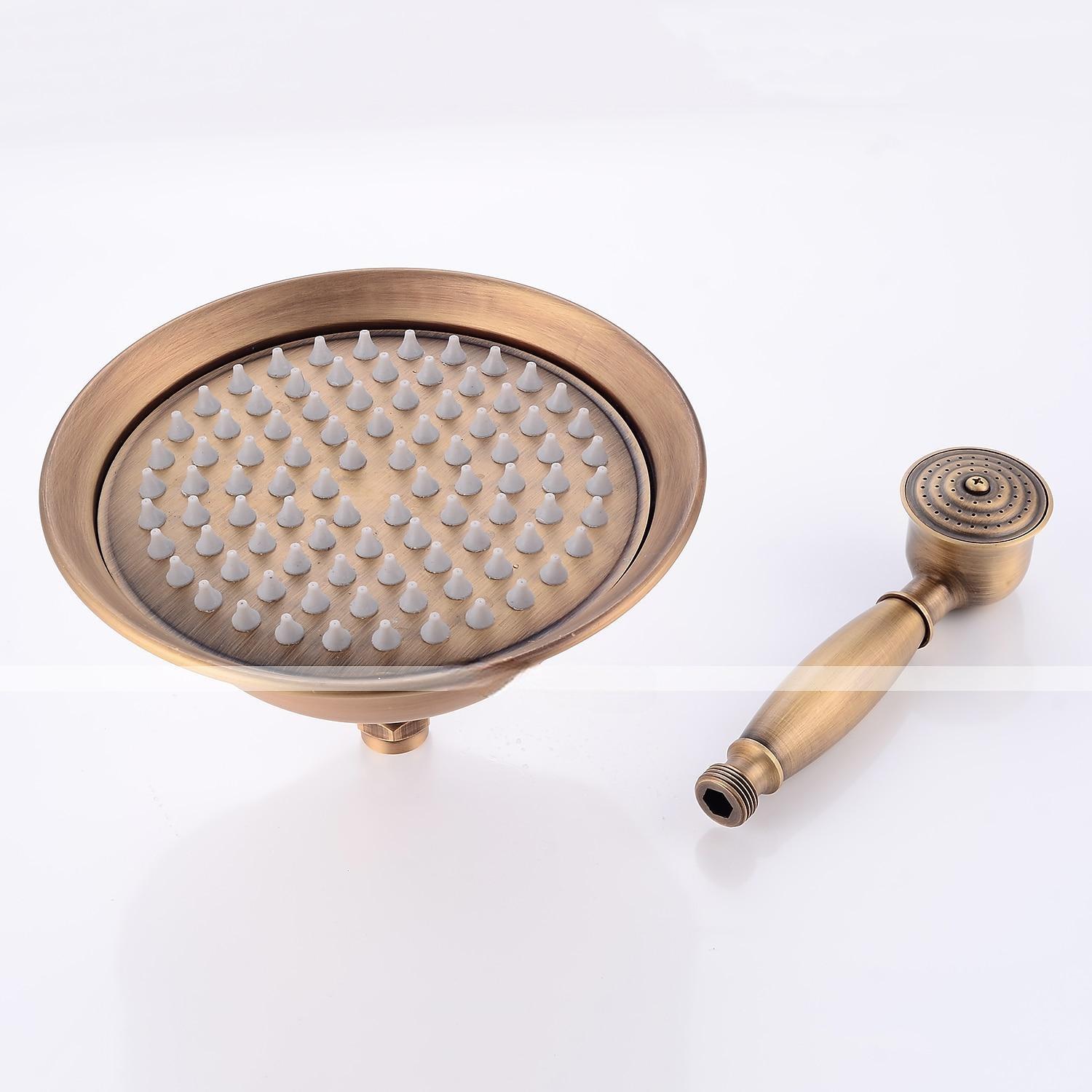 Shower System SetBrass Mount Outside Rainfall  Pullout Multi Spray and Rainfall Shower Bath Shower Mixer Taps included Bodysprays and Hot/Cold Water Switch 2025 - CAD $303.99 –P9