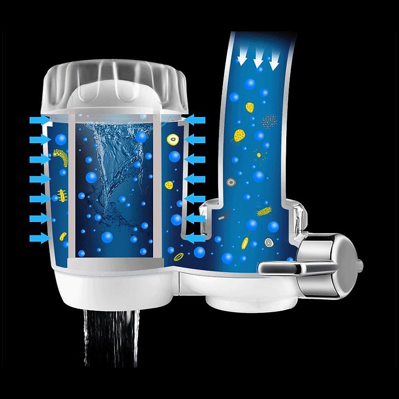 4 Stage Faucet Water Filter System Replacement Ceramic Filter, Faucet Water Filtration System, Tap Water Filter Sprayer Head Nozzle, Reduces Chlorine, Heavy Metals and Bad Taste 2025 - CAD $23.99 –P4