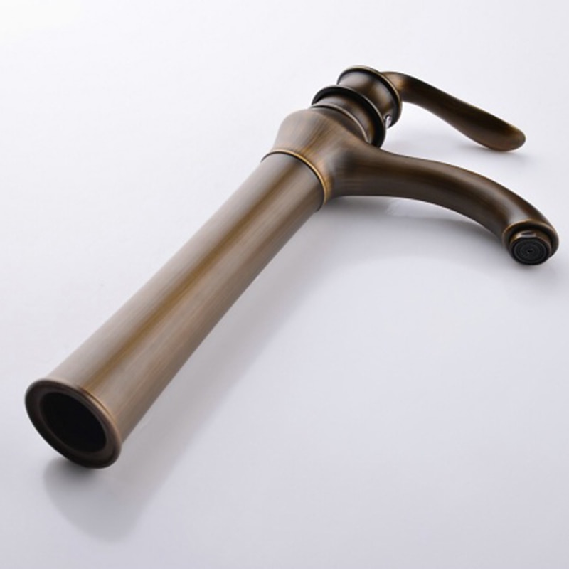 Bathroom Sink Faucet - Classic Antique Brass Free Standing Single Handle One HoleBath Taps 2025 - CAD $159.99 –P4