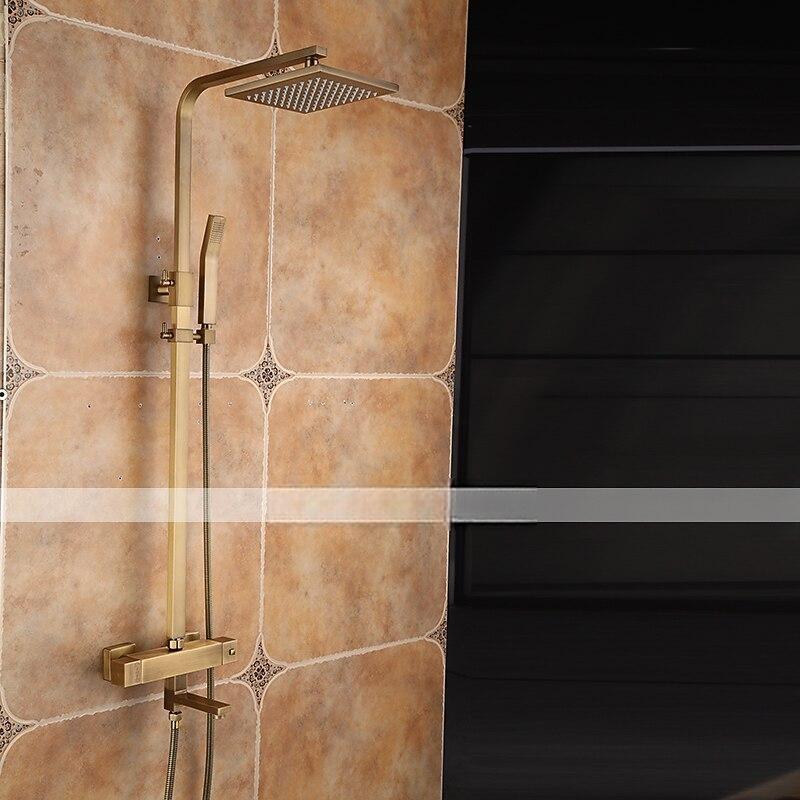 Shower FaucetShower Set Set Handshower Included Pullout Rainfall Shower/Traditional Brass Wall Mounted Ceramic Valve Bath Shower Mixer Taps 2025 - CAD $318.99 –P13
