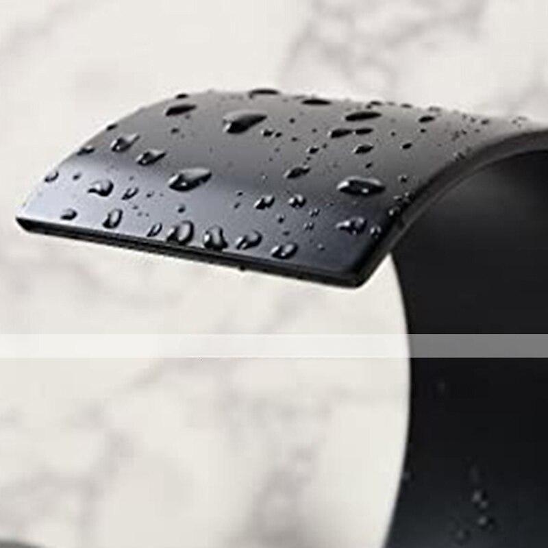 Bathtub FaucetModern Style Brass Contemporary Oil-rubbed Bronze Roman Tub Ceramic Valve Waterfall Bath Shower Mixer Taps with Hot and Cold Switch 2025 - CAD $295.99 –P2