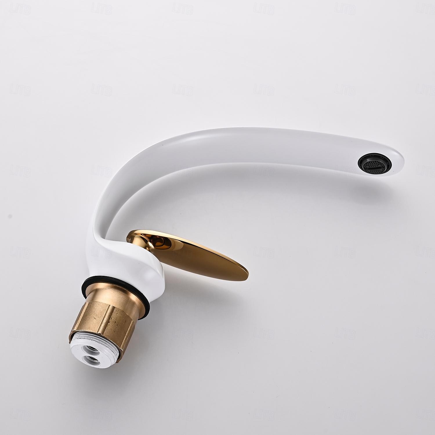 Bathroom Sink Faucet - Classic Antique Brass / Electroplated Centerset Single Handle One HoleBath Taps 2025 - CAD $111.99 –P4