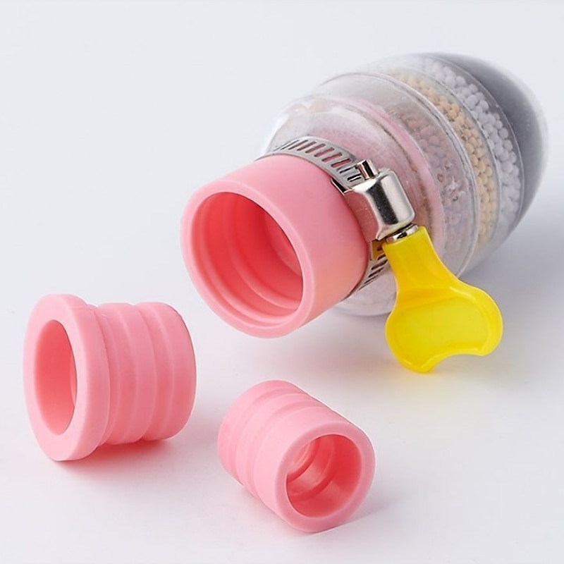 Six-Layer Adjustable Faucet Filter Water Purifier Household Bathroom Kitchen Tap Water Filter Splash-Proof Water Faucet Shower 2025 - CAD $6.99 –P4