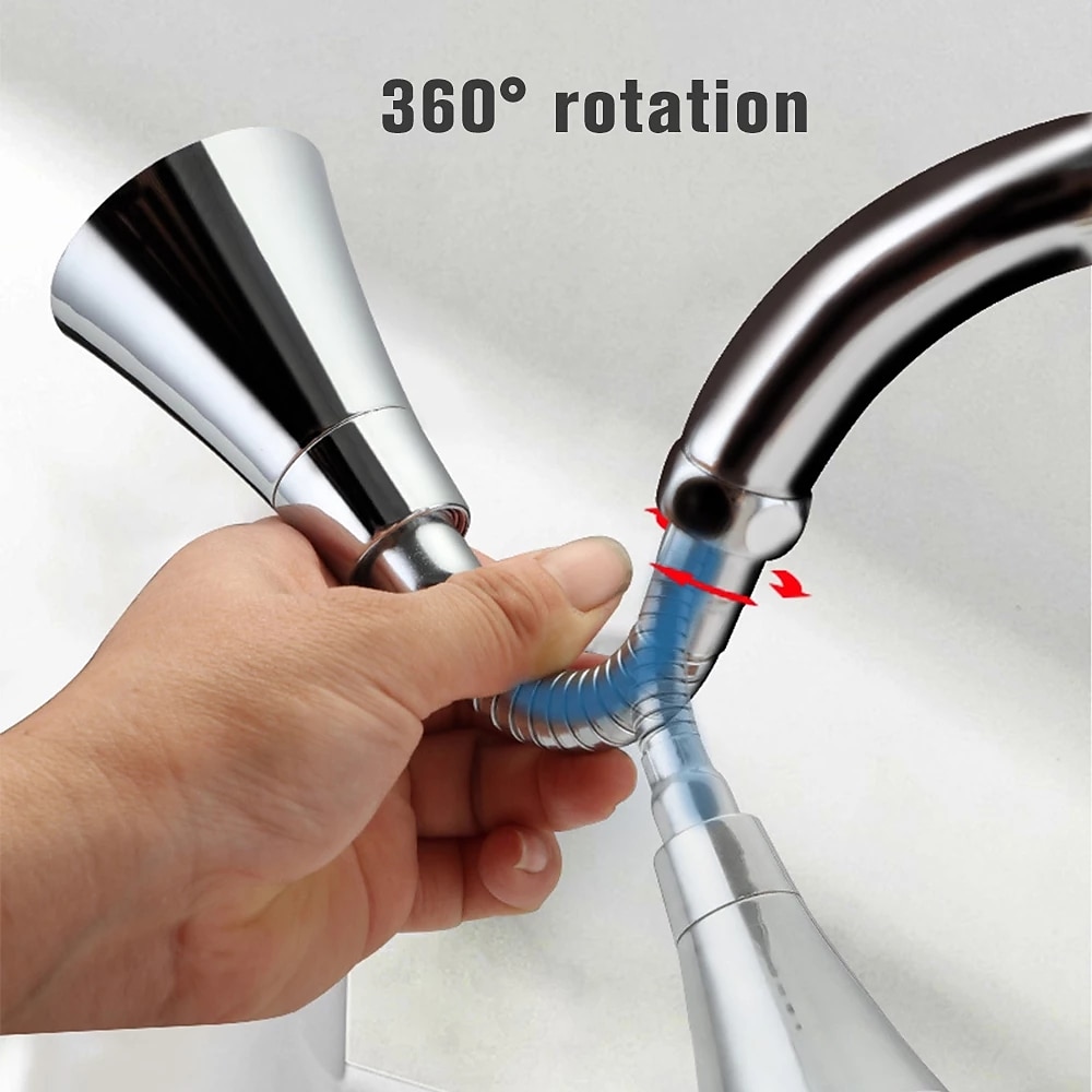 Universal Kitchen Water Faucet Adjustable Pressure 360 Degree Rotating Water Tap Head Water Saving Shower Faucet Nozzle Adapter 2025 - CAD $7.99 –P1