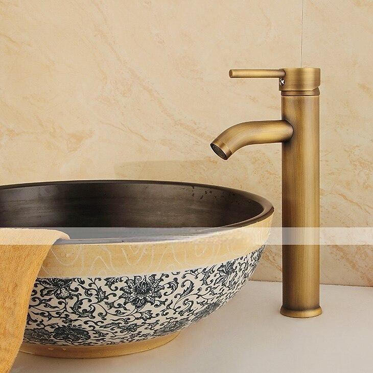 Bathroom Sink Faucet - Classic Antique Brass Centerset Single Handle One HoleBath Taps 2025 - CAD $79.99 –P7