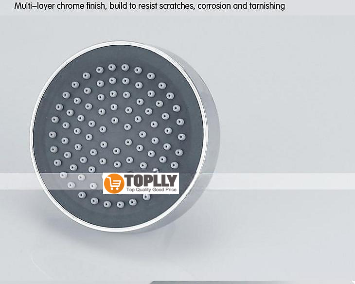 Round Chrome Plated Shower Top Spray,A Grade ABS Silvery Rainfall Soft Spray Function Rain Shower 2025 - CAD $11.99 –P3