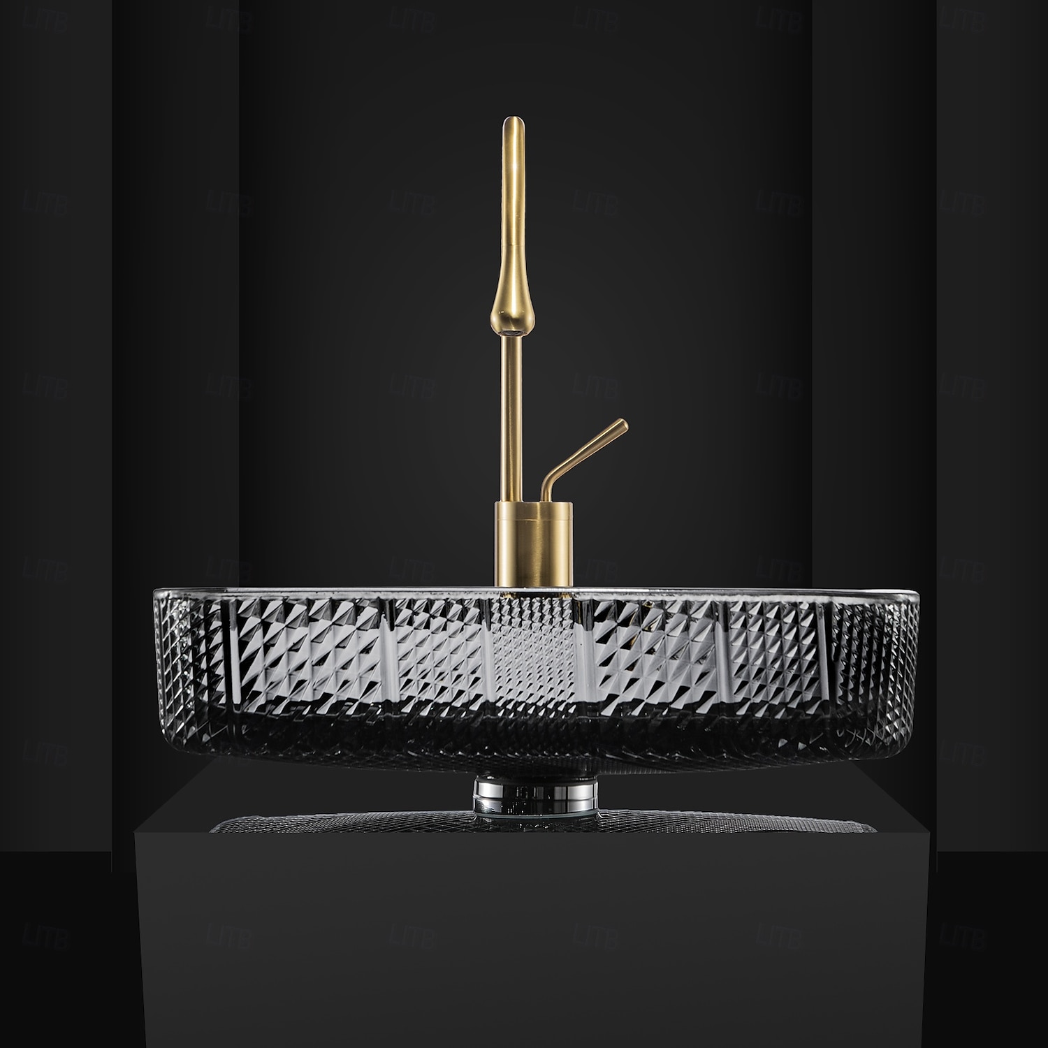 Vessel Sink for Bathroom Modern Rectangular Bathroom Vanity Sinks Above Counter Glass Countertop Basin sink 2025 - CAD $478.99 –P2