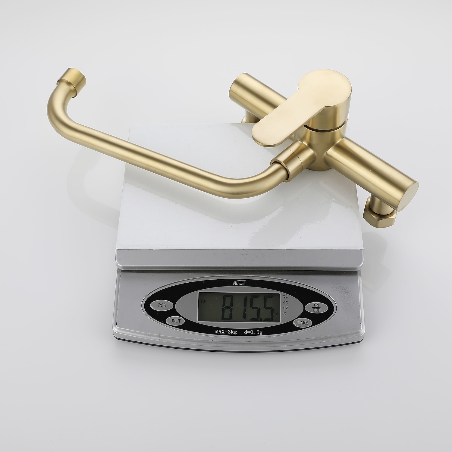 Kitchen faucet - Single Handle Two Holes Brushed Gold Pot Filler Wall Mounted Contemporary Kitchen Taps 2025 - CAD $95.99 –P9