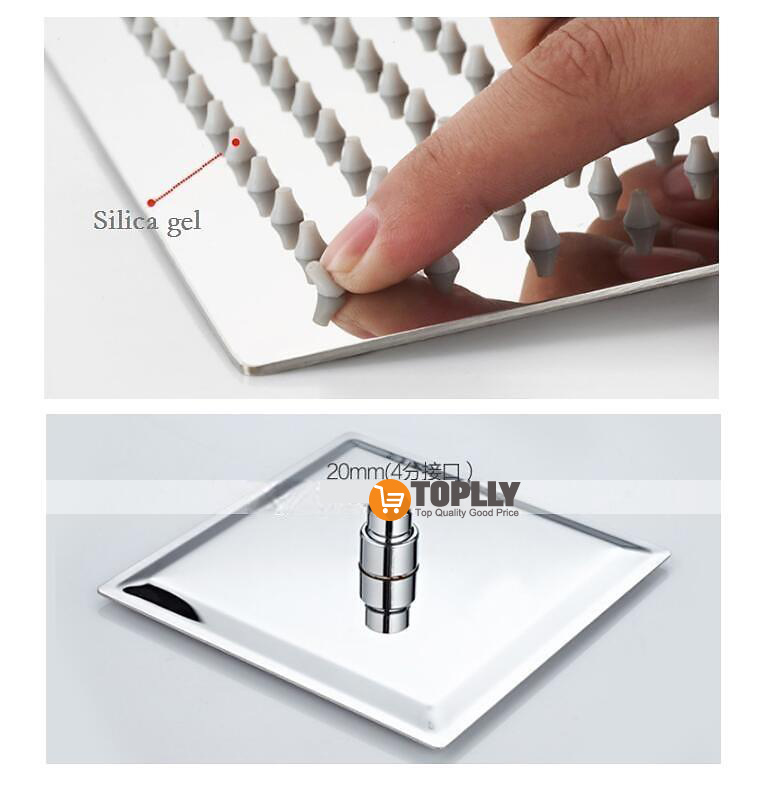 Contemporary Rain Shower Electroplated Feature - Water-saving Shower Head 2025 - CAD $23.99 –P1