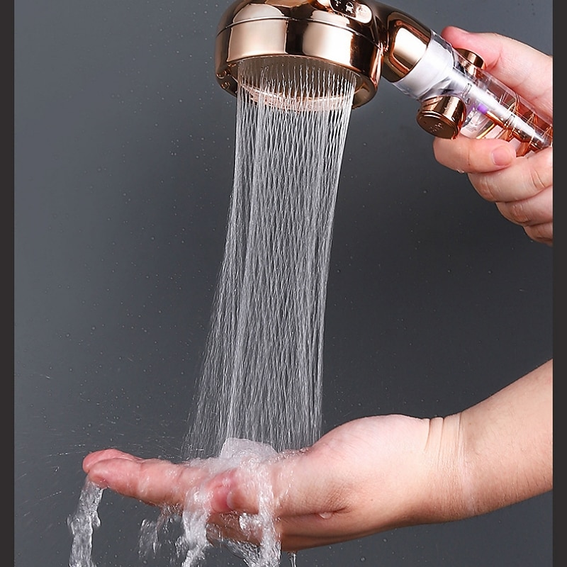 Beauty Skin Three-speed Turbo Rod Supercharged Shower Shower Head Whirlpool Bath Bath Hose Set Water Heater Shower Head Shower 2025 - CAD $6.99 –P4
