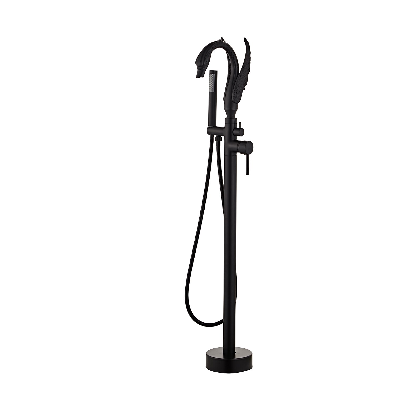 Bathtub Faucet - Contemporary Chrome Floor Mounted Ceramic Valve Bath Shower Mixer Taps 2025 - CAD $637.99 –P9