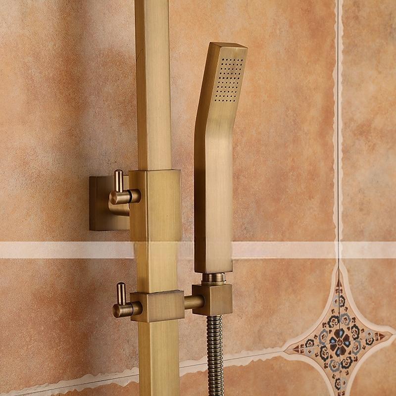 Shower FaucetShower Set Set Handshower Included Pullout Rainfall Shower/Traditional Brass Wall Mounted Ceramic Valve Bath Shower Mixer Taps 2025 - CAD $318.99 –P14